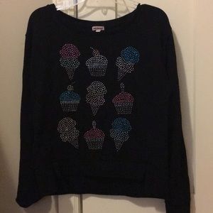 Juicy couture black sweatshirt